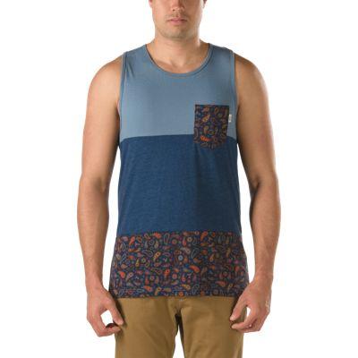 Vans Weller Tank (black Iris) Mens T-shirts