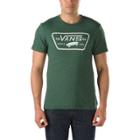Vans Mens Shoes Skate Shoes Mens Shoes Mens Sandals Heathered Full Patch T-shirt (sycamore Heather)