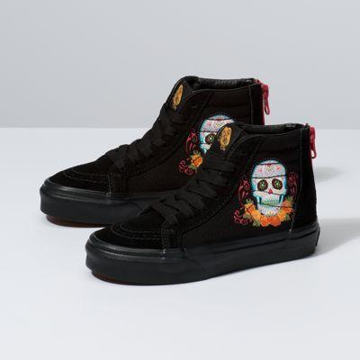 Vans Kids Dia De Vans Sk8-hi Zip (black/multi)