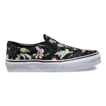 Vans Kids Toy Story Slip-on (buzz Lightyear/true White)