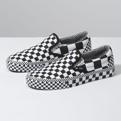 Vans All Over Checkerboard Slip-on (black/true White)