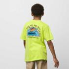 Vans Kids Ripping Reaper T-shirt (lime Punch)