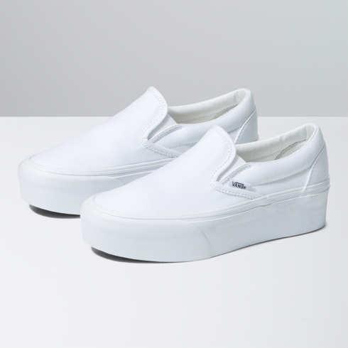 Vans Classic Slip-on Stackform (white/white)