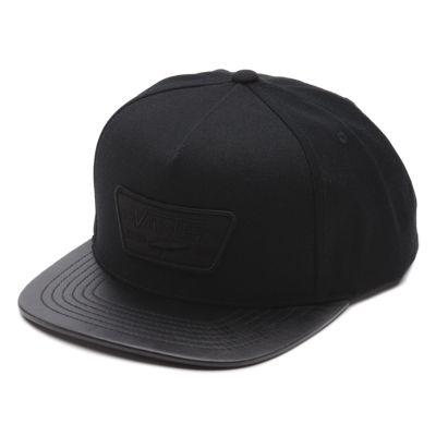 Vans Full Patch Snapback Hat (real Black)