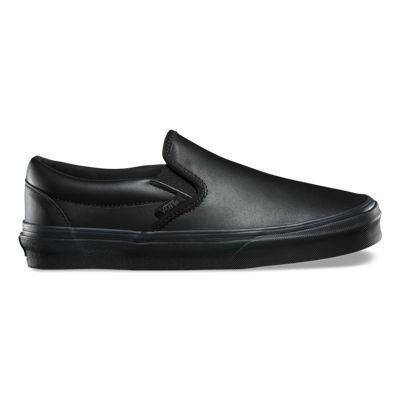 Vans Leather Ua Classic Slip-on Dx (black/mono)
