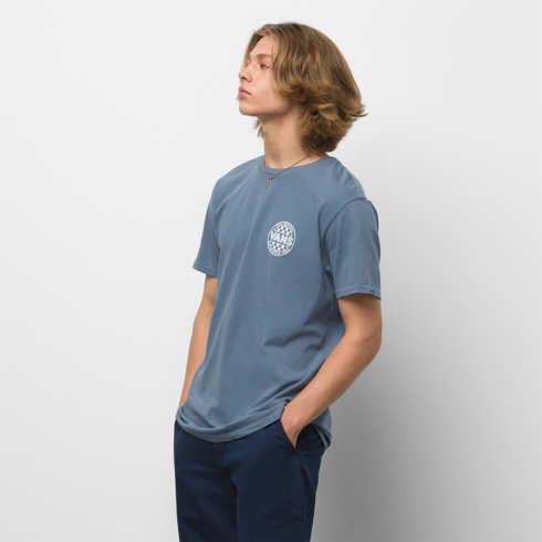 Vans Bubbled Up T-shirt (blue Mirage)