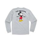 Vans Disney X Vans Mickey Mouse's 90th Classic Boys Long Sleeve T-shirt (authentic Heather)