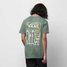 Vans Trippy Grin Floral T-shirt (duck Green)