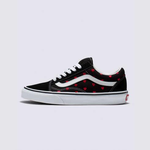 Vans Old Skool Shoe (black/red/white)