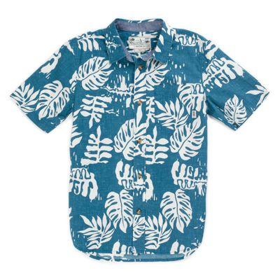 Vans Boys Jt Solana Buttondown Shirt (blue Ashes)