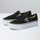 Vans Classic Slip-on Stackform Shoe (black/classic White)