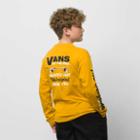 Vans Kids Made To Last Long Sleeve T-shirt (golden Yellow)