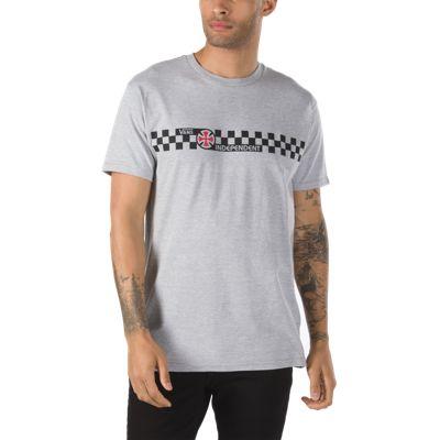 Vans X Independent Checkerboard T-shirt (athletic Heather)