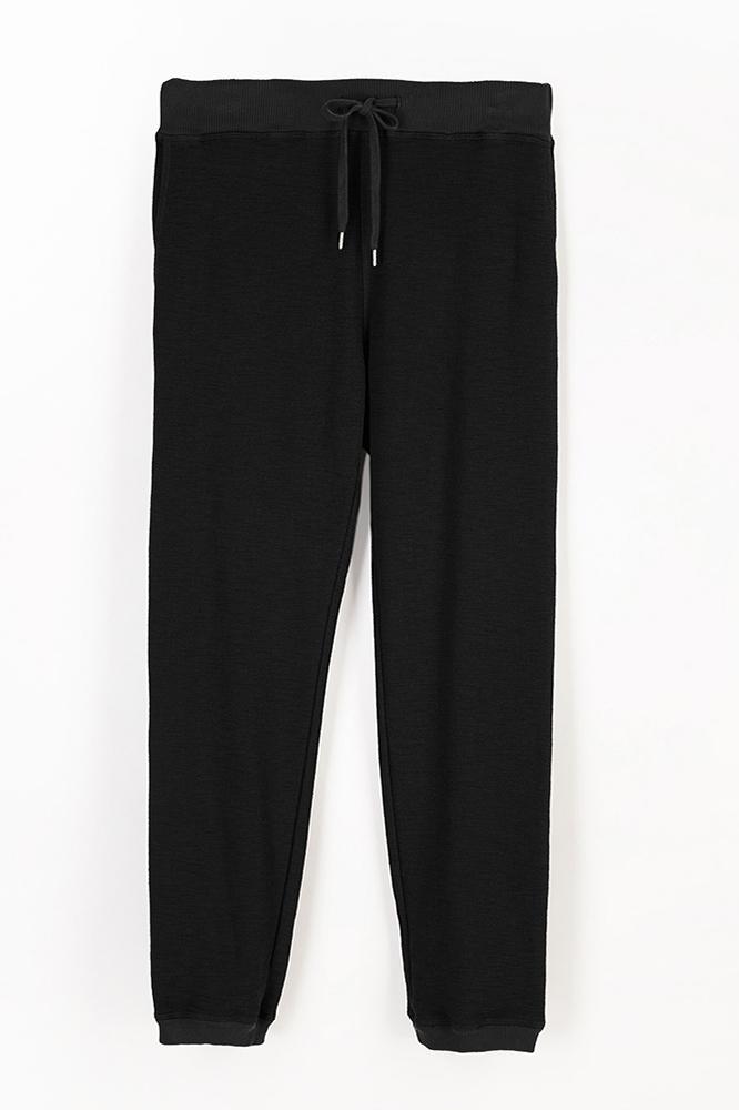 Velvet Men Wendell Slub French Terry Sweatpants-black-frenchterry