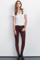Velvet Clothing Toni Skinny Jean In Wine-wine-denim
