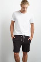 Velvet Men Wiley Cotton Mesh Drawstring Short-exhaust-mesh