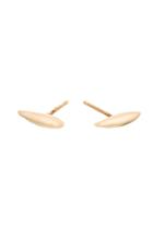 Velvet Clothing Raw Earrings By Mara Carrizo Scalise-gold-mcs