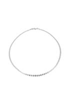 Velvet Clothing Disc Chain Choker By Mara Carrizo Scalise-silver-mcs