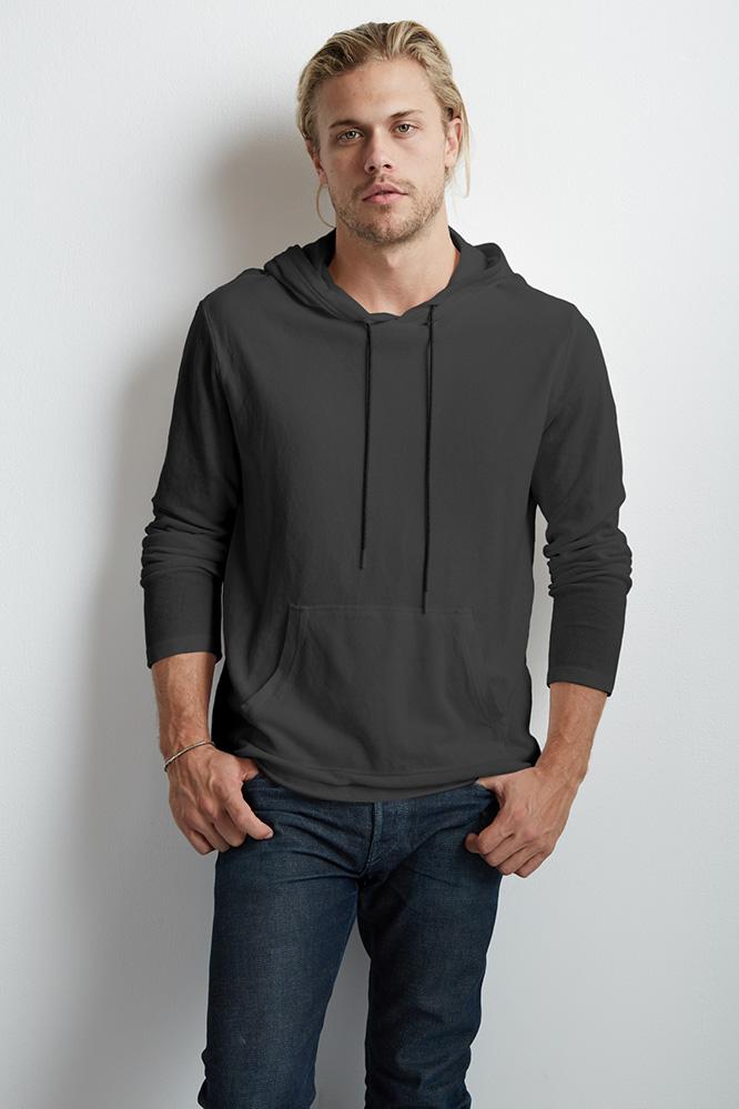 Velvet Men Matthias Cotton Mesh Hoodie-exhaust-mesh