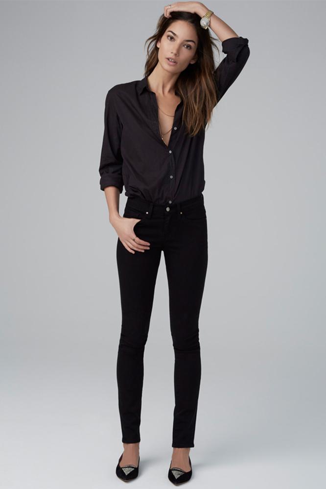 Velvet Clothing Toni Skinny Jean In Jet Black-jet-denim