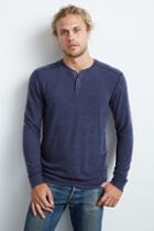 Velvet Men Faust Marled Cozy Jersey Henley-colonial-cozhthjrs