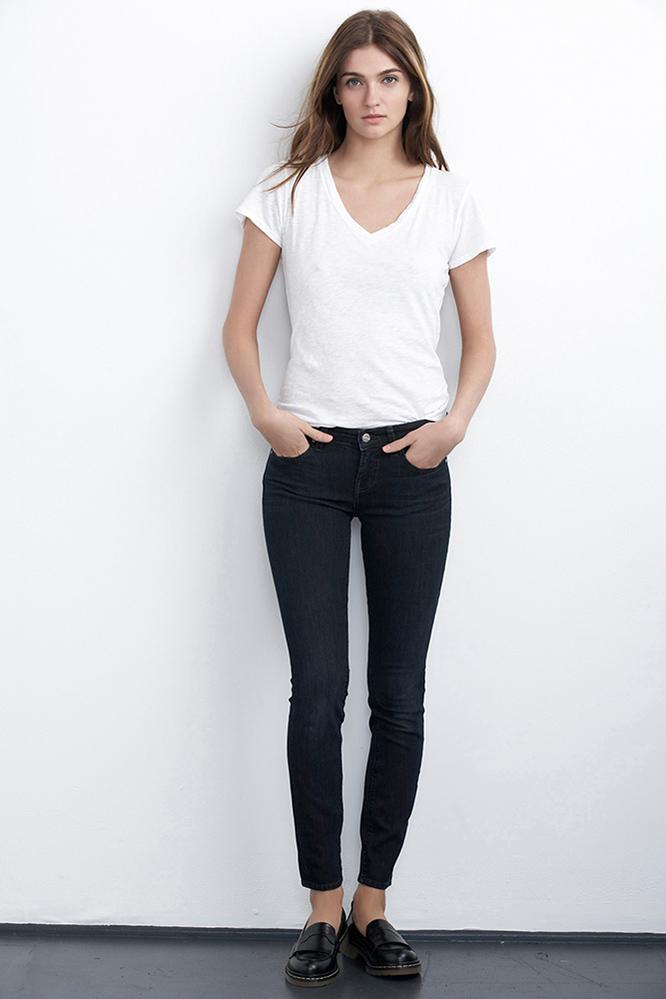 Velvet Clothing Toni Skinny Jean In Night-night-denim