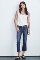 Velvet Clothing Twiggy High Rise Crop Jean In Classic-classic-denim