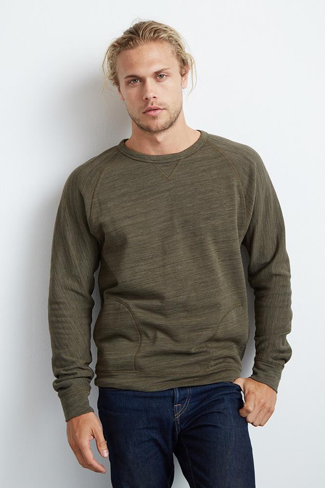 Velvet Men Geordie Marble Fleece Top-amazon-marbleflc