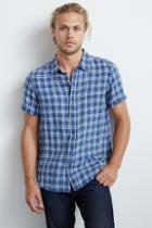 Velvet Men Sedona Plaid Button Down Shirt-indigo-wovenshirts