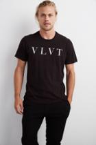 Velvet Men Dolan Crew Neck Graphic Tee-black-supfleece