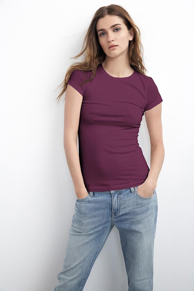 Velvet Clothing Jemma Gauzy Whisper Crew Neck Tee-raisinette-gauzywhisper