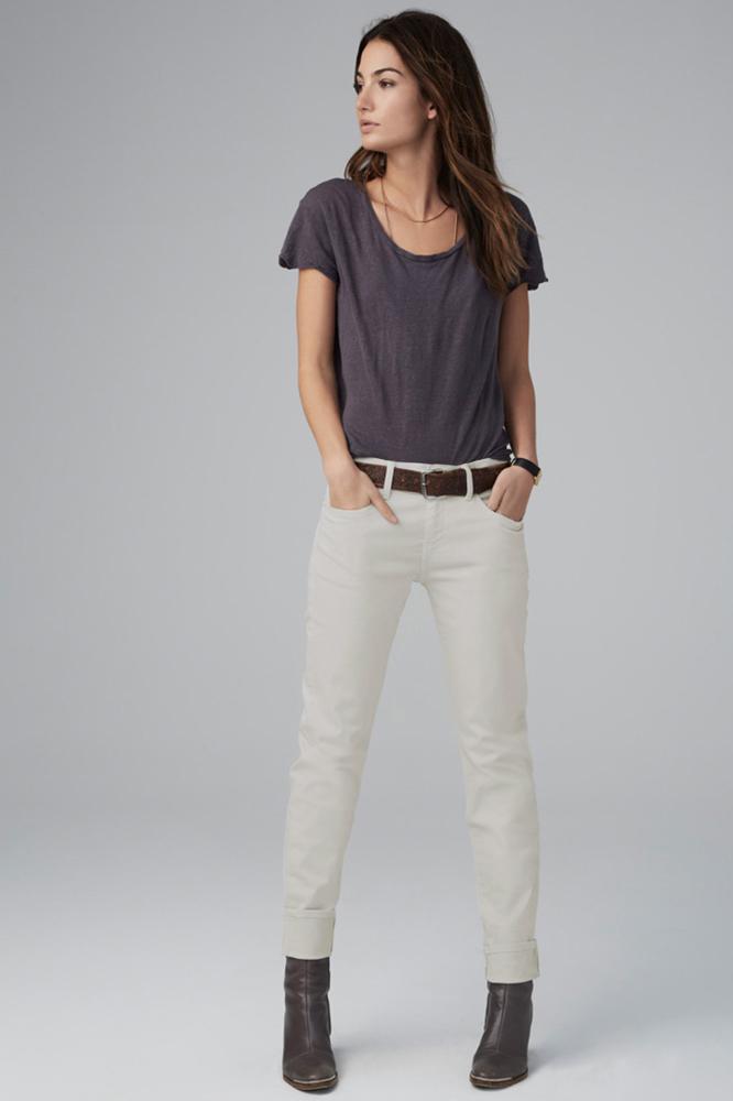 Velvet Clothing Jenny Boyfriend Jean In Stone-stone-denim
