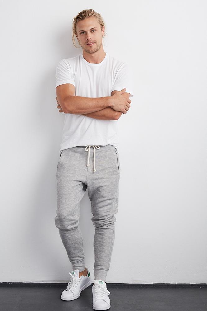 Velvet Men Elliot French Terry Sweatpant-heathergrey-frenchterry