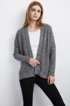 Velvet Clothing Chia Cashmere Blend Cardigan-marled-cashblendclassics