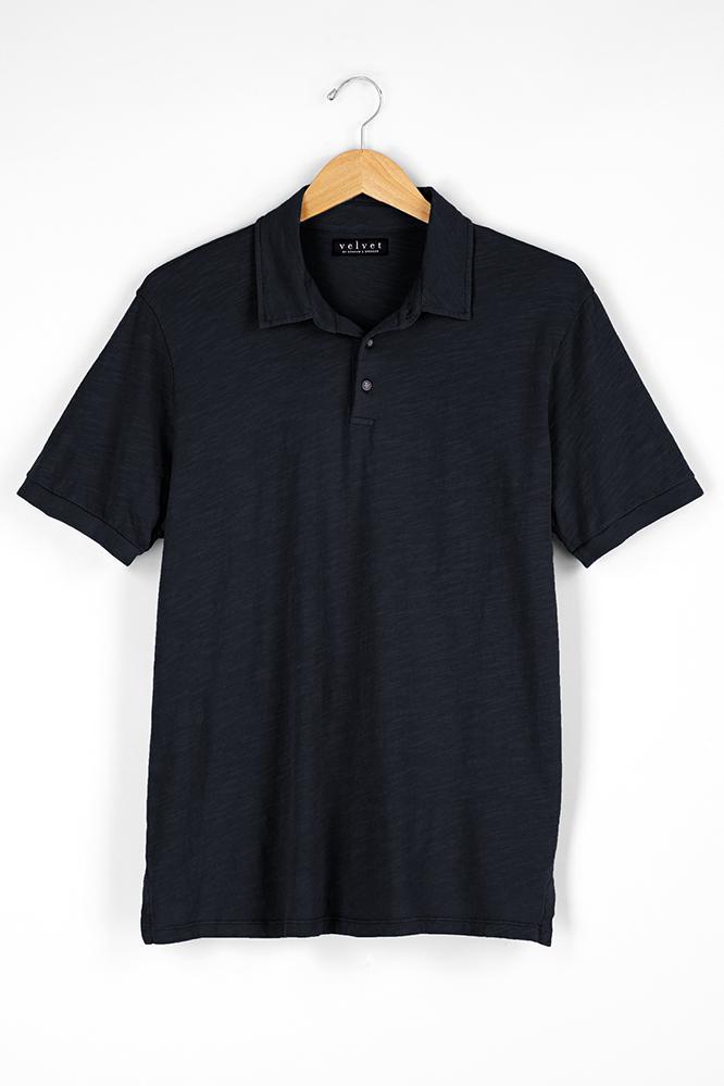Velvet Men Randall Cotton Slub Polo-exhaust-cottonslub