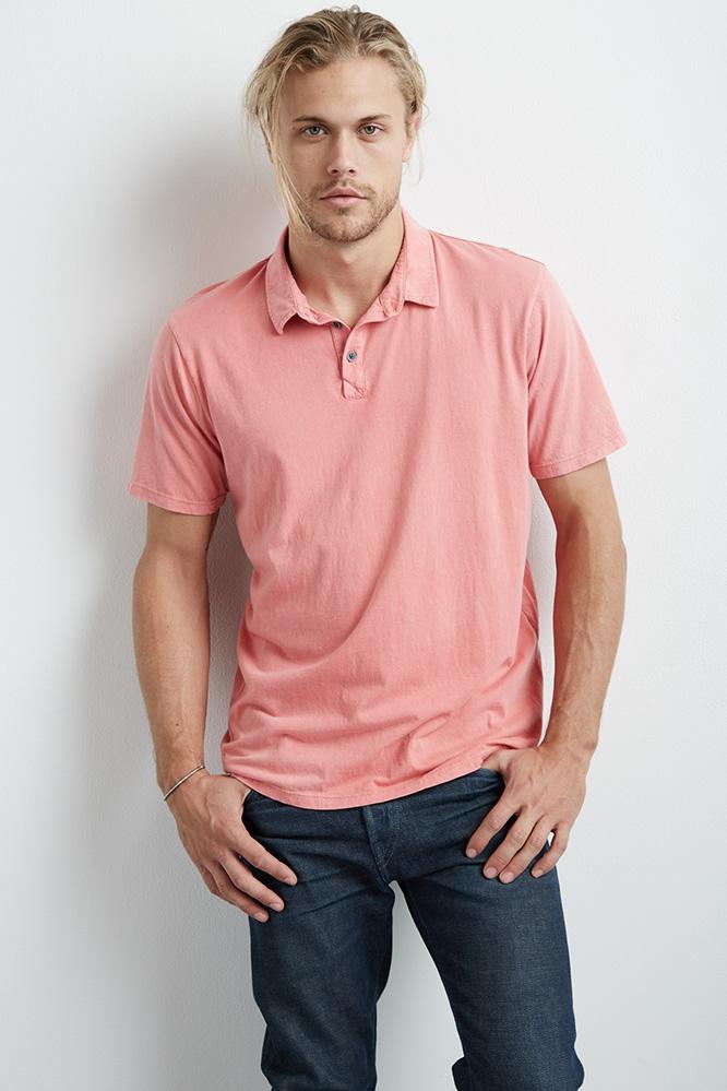 Velvet Men Jerry Jersey Polo Shirt-tropic-vintagewash