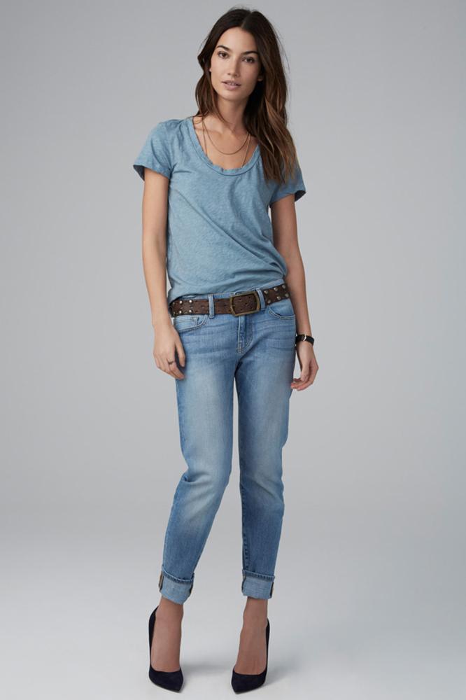 Velvet Clothing Jenny Boyfriend Jean In Sky-sky-denim