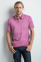 Velvet Men Beckham Slub Vintage Wash Polo Shirt-persian-slbvintws