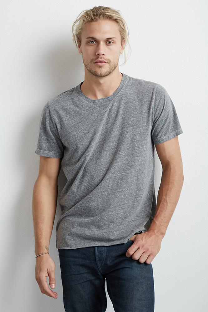 Velvet Men Beckett Sueded Jersey Knit Tee-oasis-suededjrs