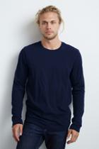 Velvet Men Charleston Crew Neck Jersey Tee-midnight-whisper