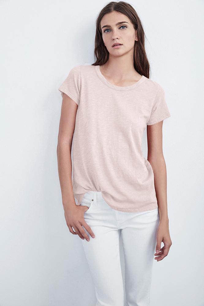 Velvet Clothing Tilly Original Slub Crew Neck Tee-nassau-velorigin