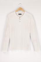 Velvet Men Joseph Cotton Slub Henley-parchment-cottonslub