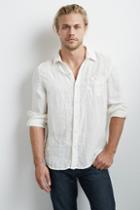 Velvet Men Shayne Woven Button-up Shirt-ecru-wovenshirts