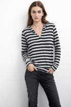 Velvet Clothing Wynette Cozy Jersey Stripe Hoodie-grey-cozyjerseystripe