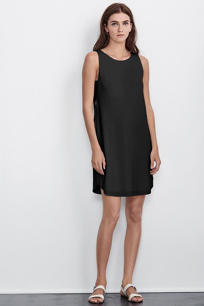 Velvet Clothing Eugenia Stretch Jersey Dress In Black-black-stchjersey