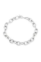 Velvet Clothing Chunky Chain Bracelet By Mara Carrizo Scalise-silver-agordon