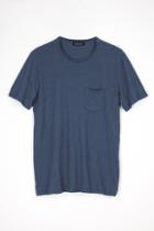 Velvet Men Chad Raw Edge Cotton Slub Pocket Tee-prairie-cottonslub