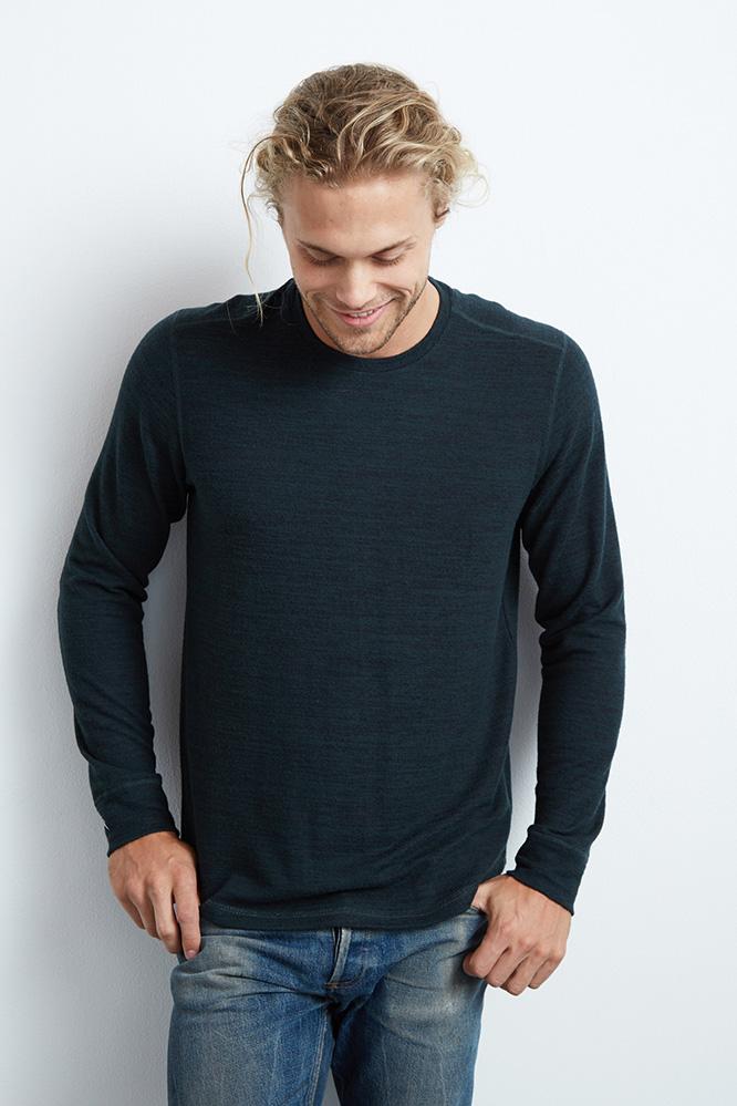 Velvet Men Bronson Heather Jersey Knit Top-forest-cozhthjrs