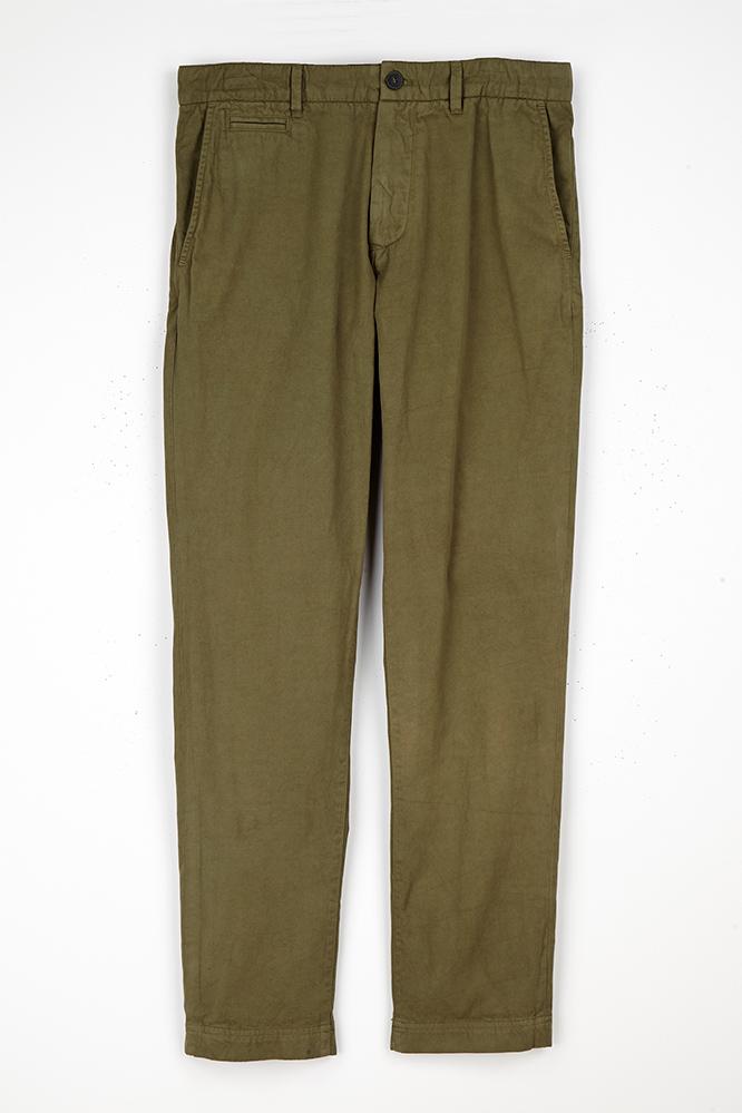 Velvet Men Calvin Twill Pant-olivine-bottoms