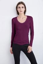 Velvet Clothing Zipporah Scoop Neck Tee-jam-gauzywhsp